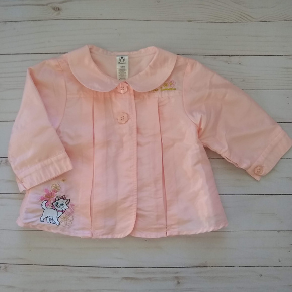 Disney Jackets & Coats 42 Disney Store Pink Marie Aristocrats